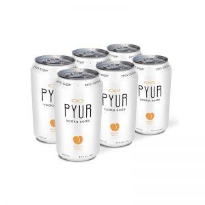 PYUR VODKA SODA PEACH